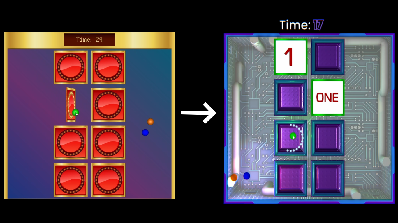 memory edutainment game